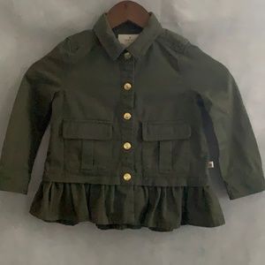 Kate Spade 4 Y Years old longslevees top Green
